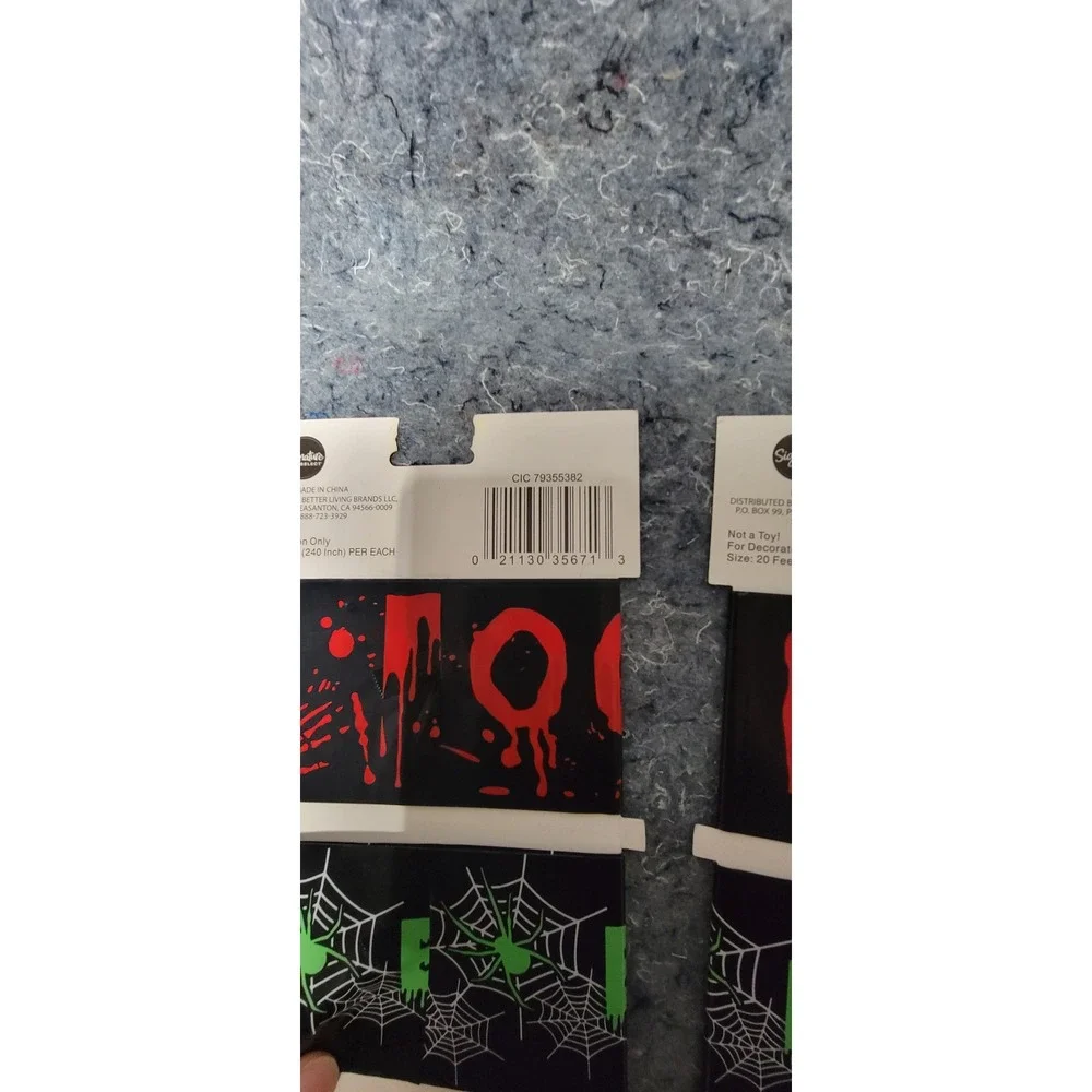 Halloween 2025  Fright Tape 2‎ packs of 3